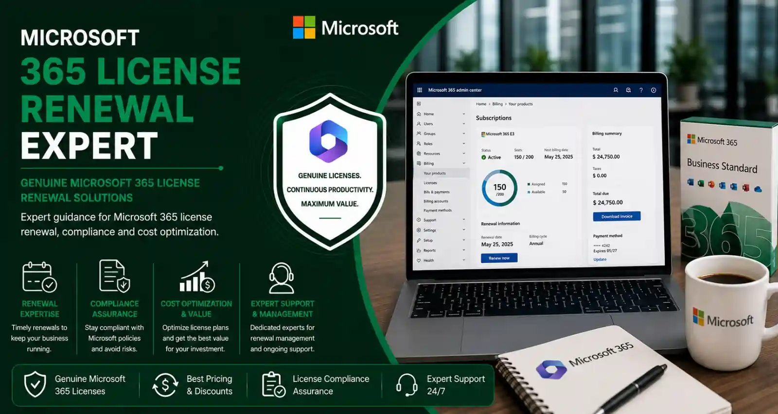 Microsoft 365 license renewal
