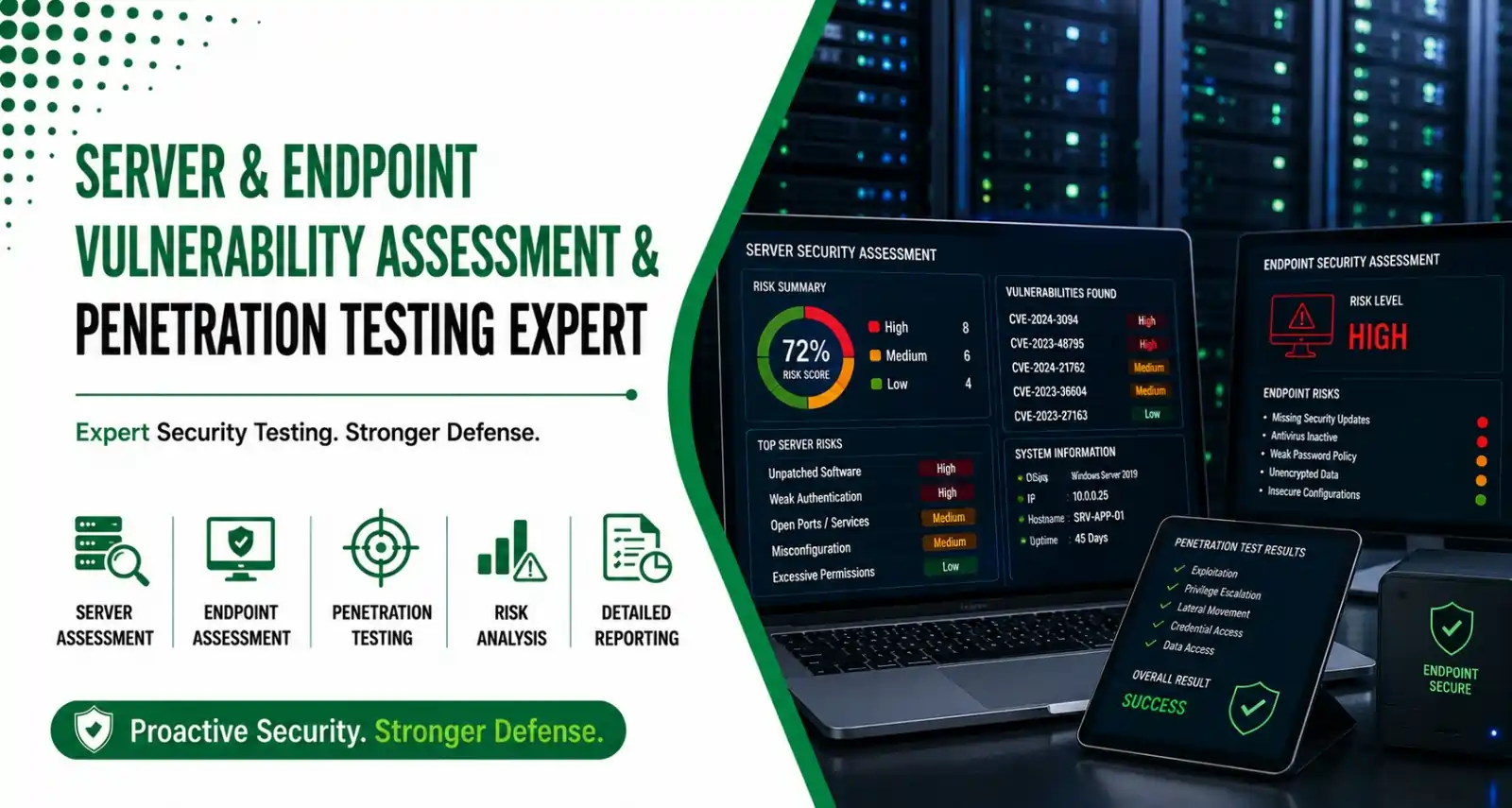 Server and Endpoint Vulnerability Assessment