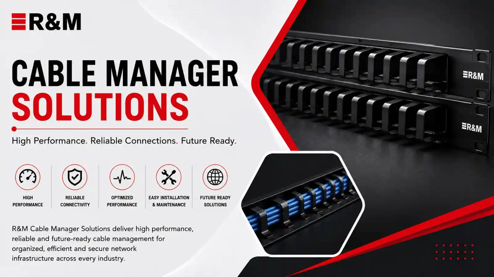 R&M-cable-manager-and-accessories R&M Cable Manager and Accessories