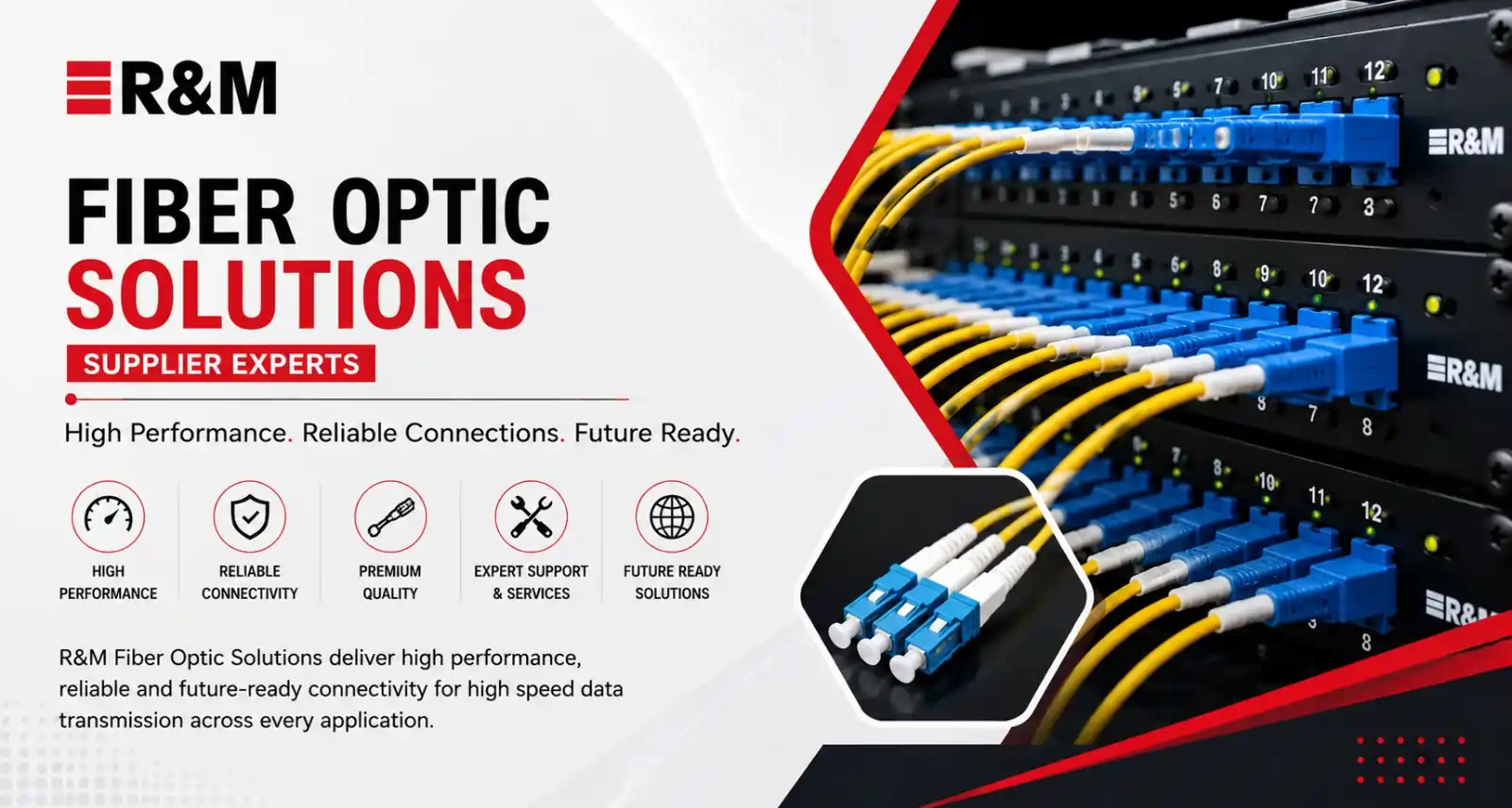 R&M Fiber Optics Cable