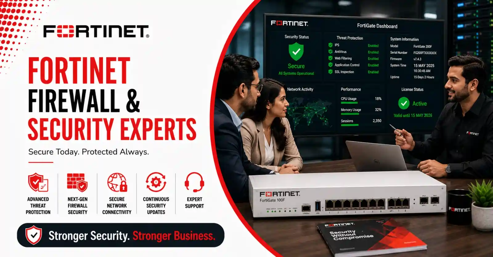 Fortinet firewall license