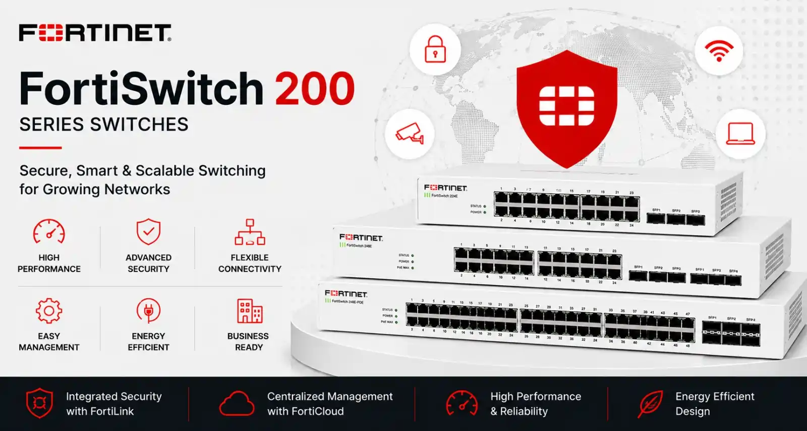Fortinet FortiSwitch 200 Series Switches