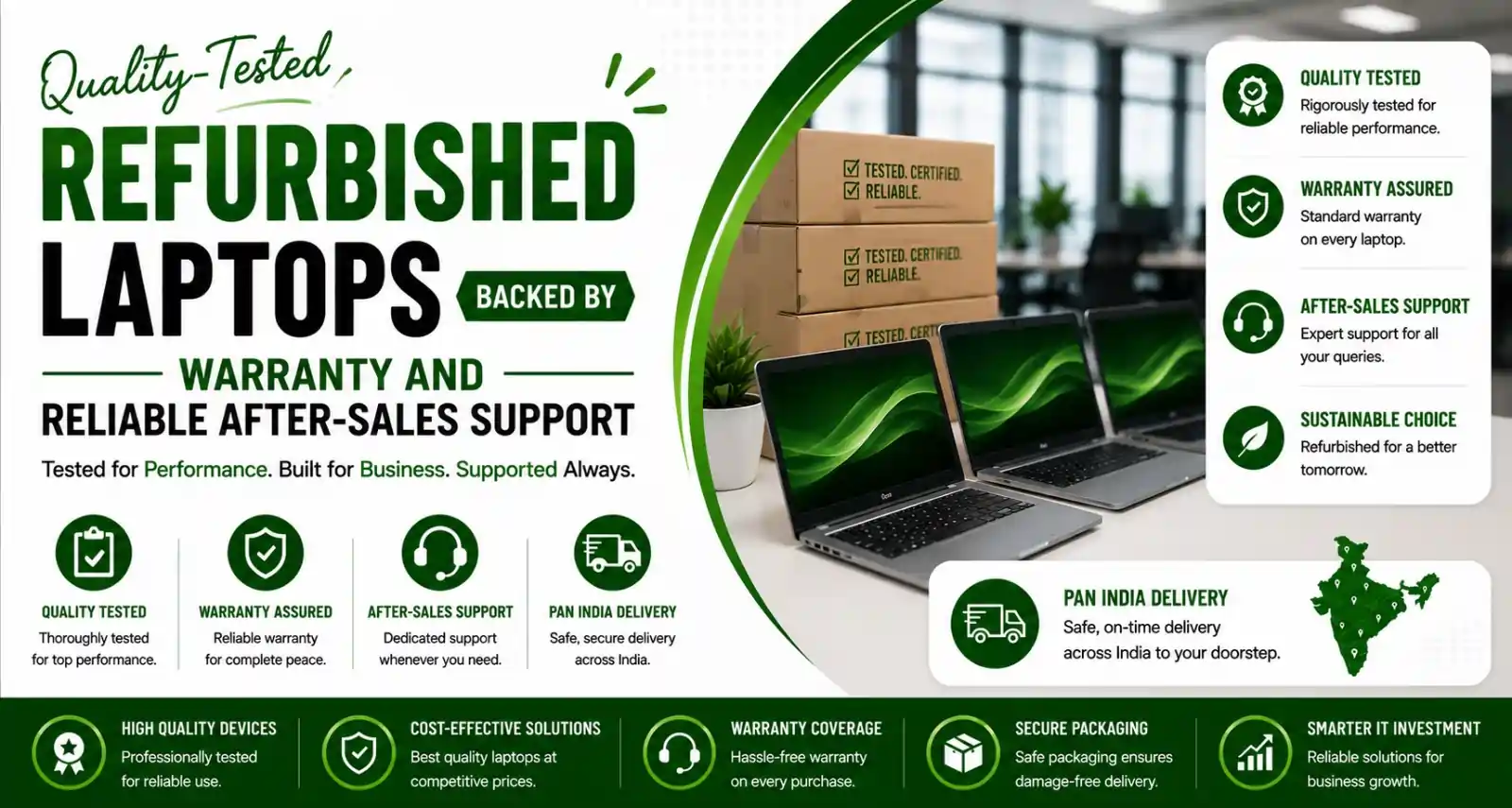 Quality Tested Refurbished Laptops