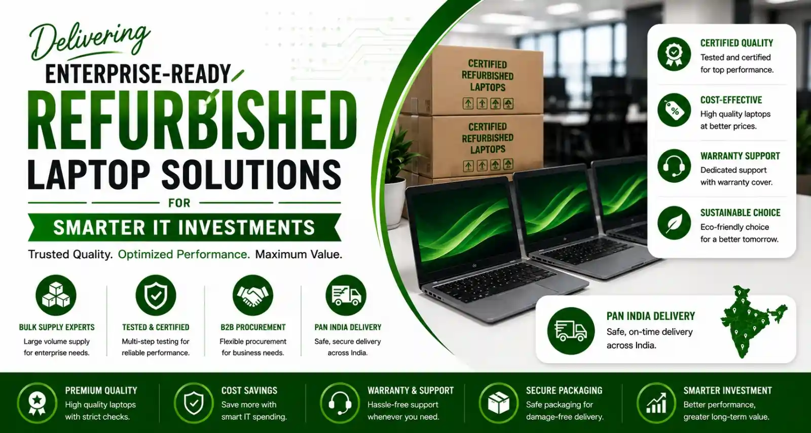 Refurbished Laptops Supplier for business