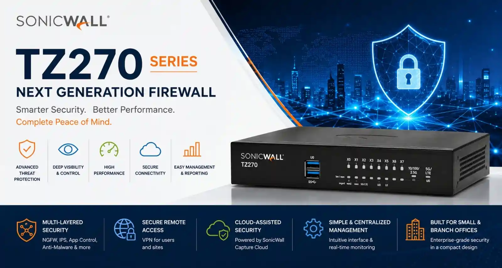 sonicWall-TZ270-series SonicWall TZ270 Series