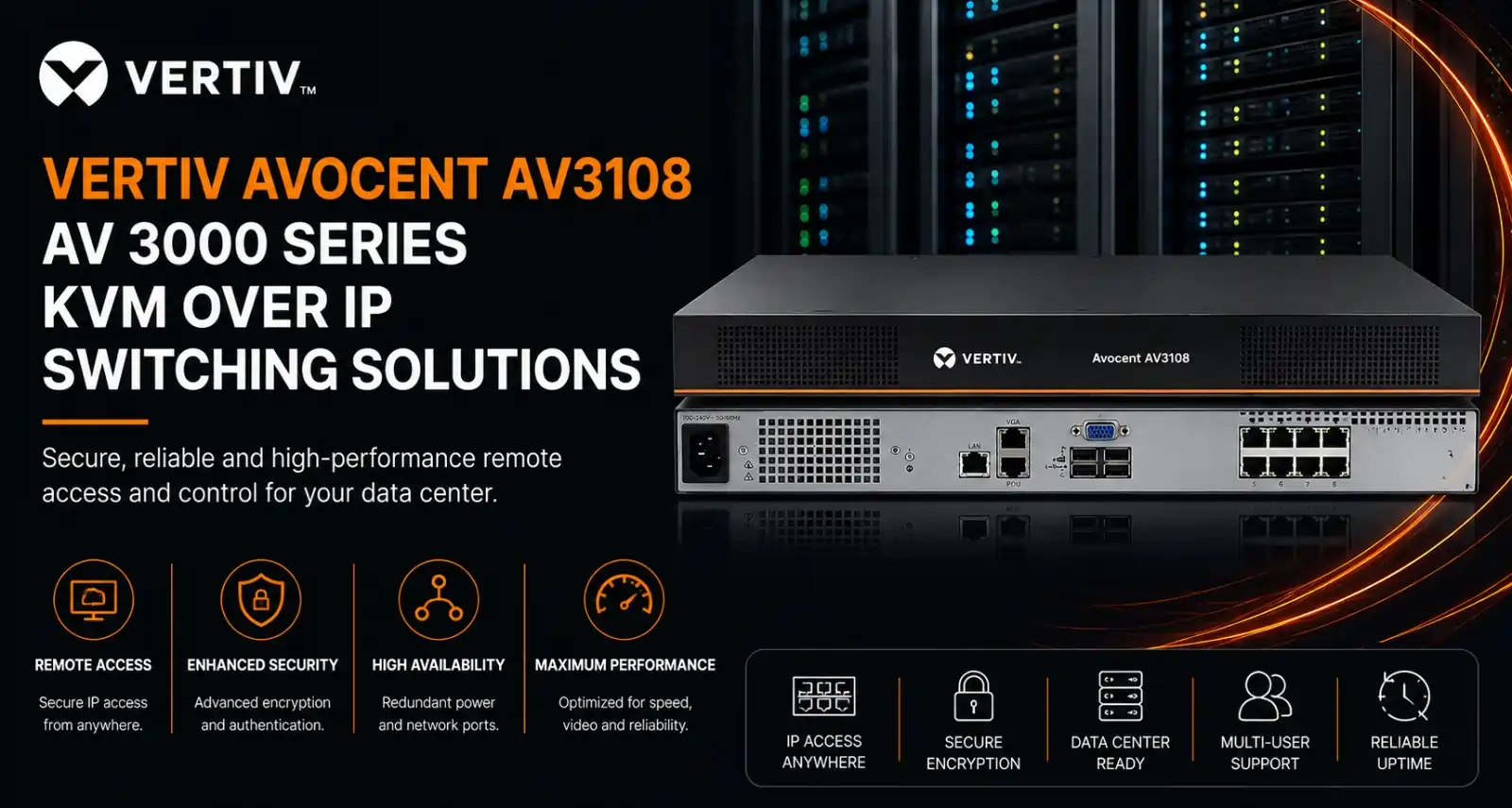 Vertiv Avocent AV3108 IP