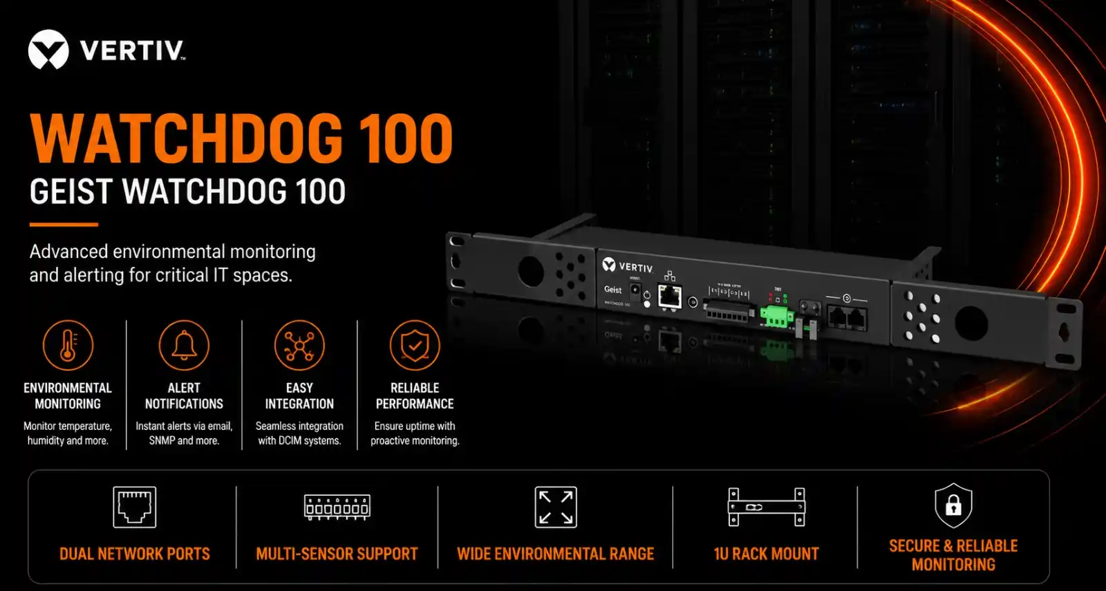 Vertiv Geist watchdog 100 Environmental Monitors