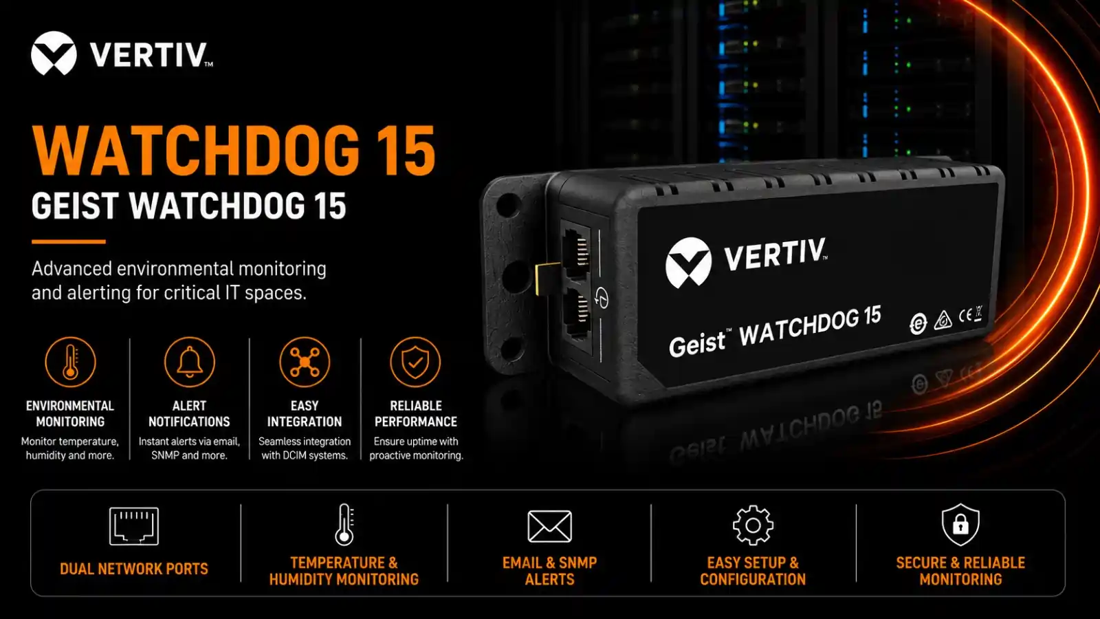 Vertiv Geist Watchdog 15 Environmental Monitors