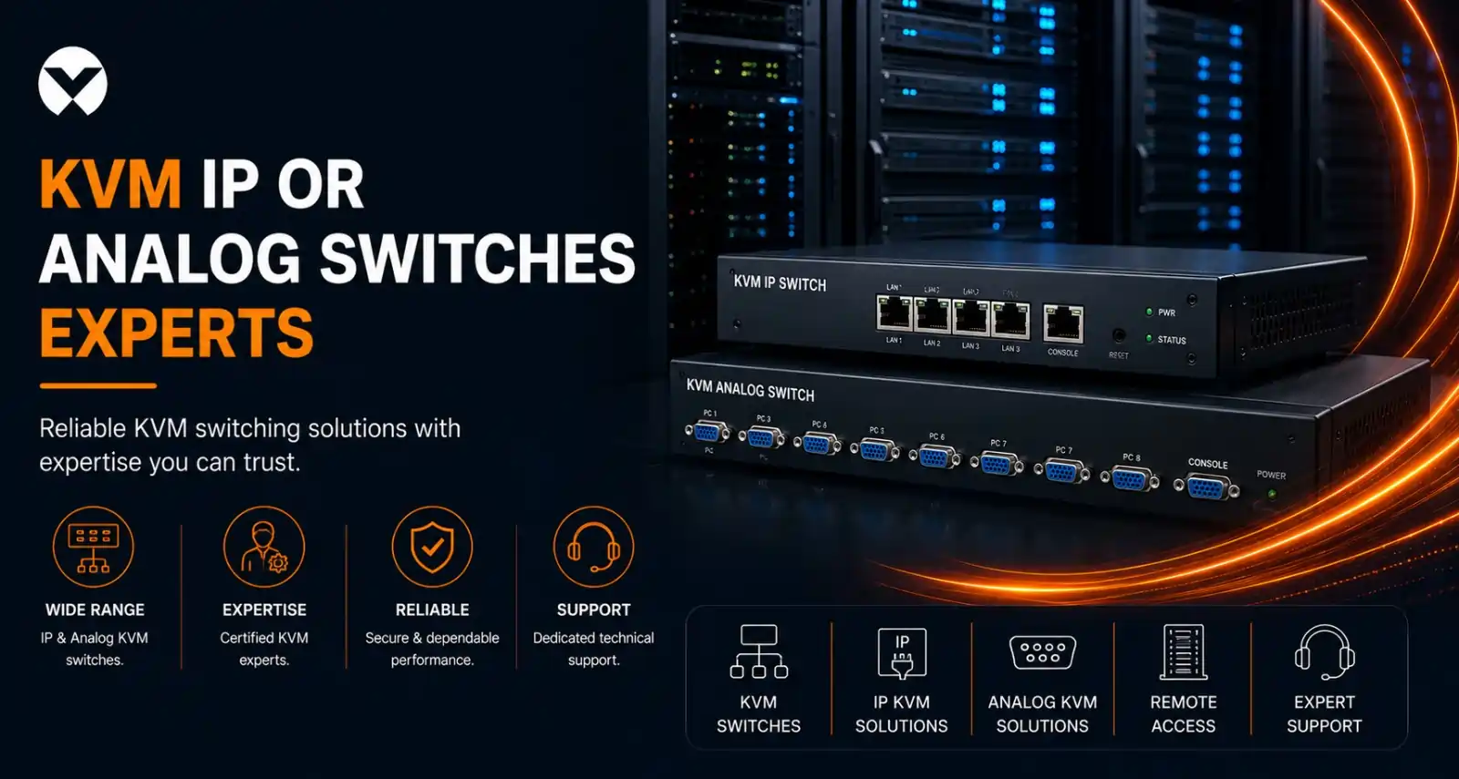Vertiv's KVM Switches