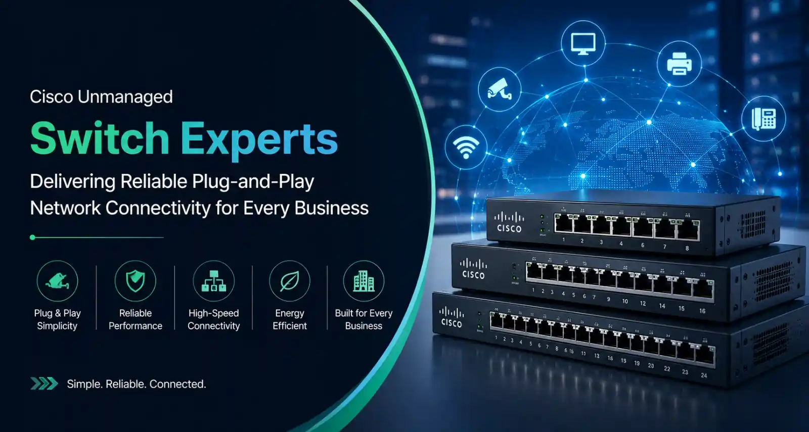Cisco unmanaged switches