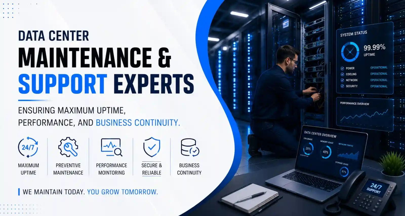 Data-center-maintenance Data center maintenance