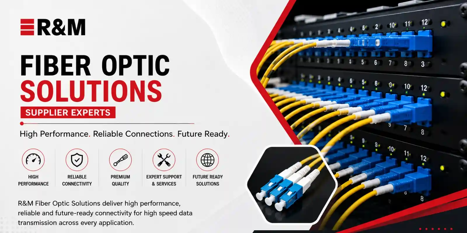 R&M Fiber Optics Cable