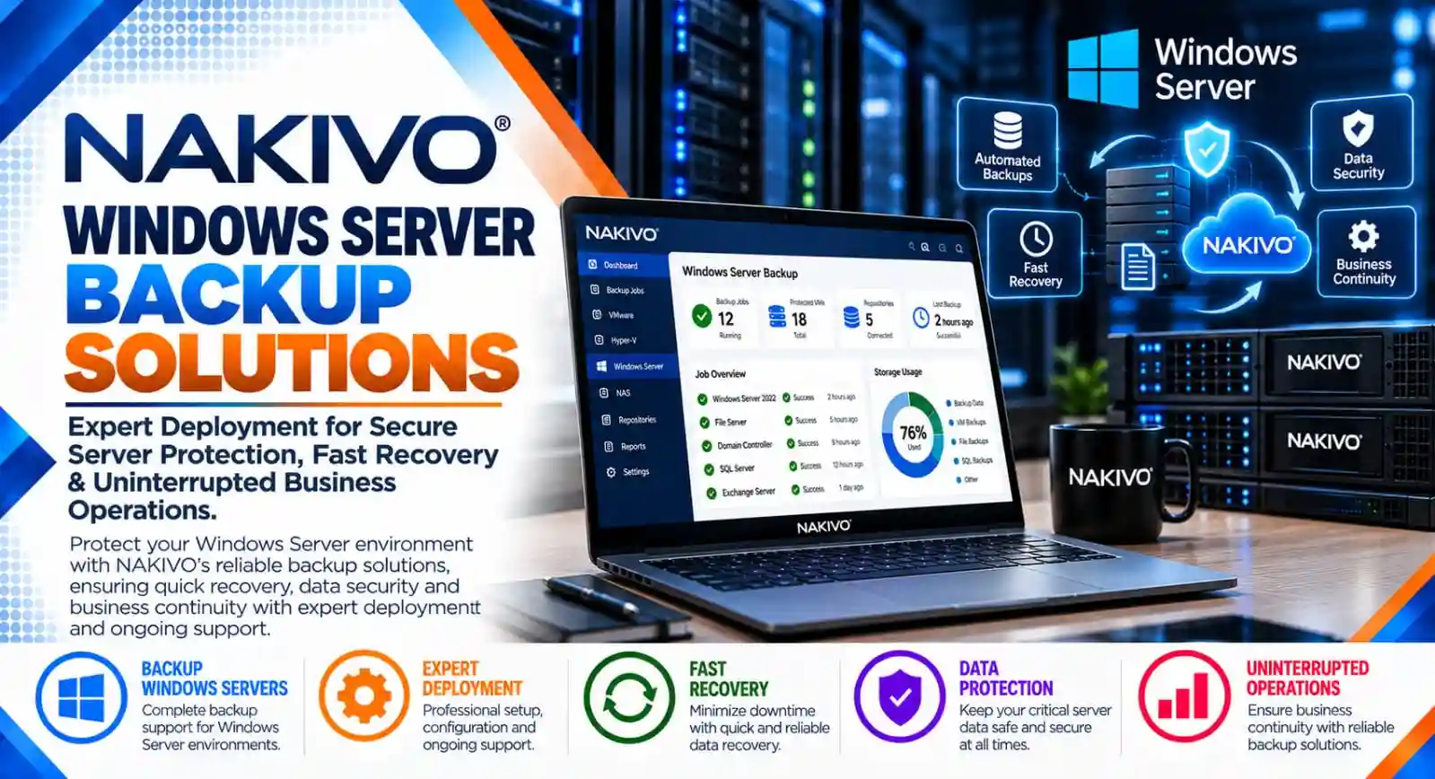 NAKIVO Windows Server Backup Solutions