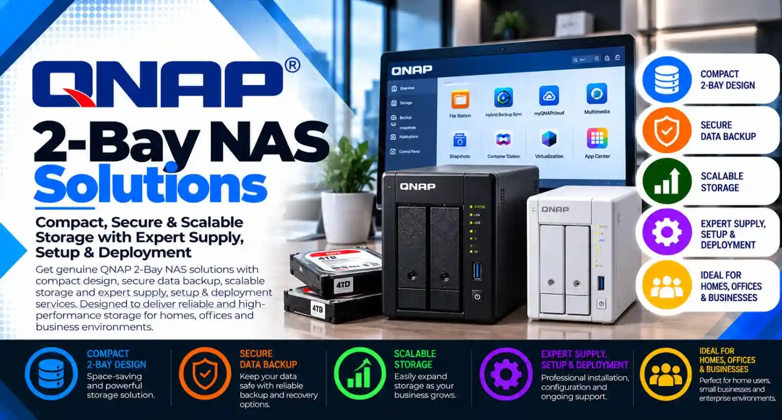 QNAP 2-Bay NAS
