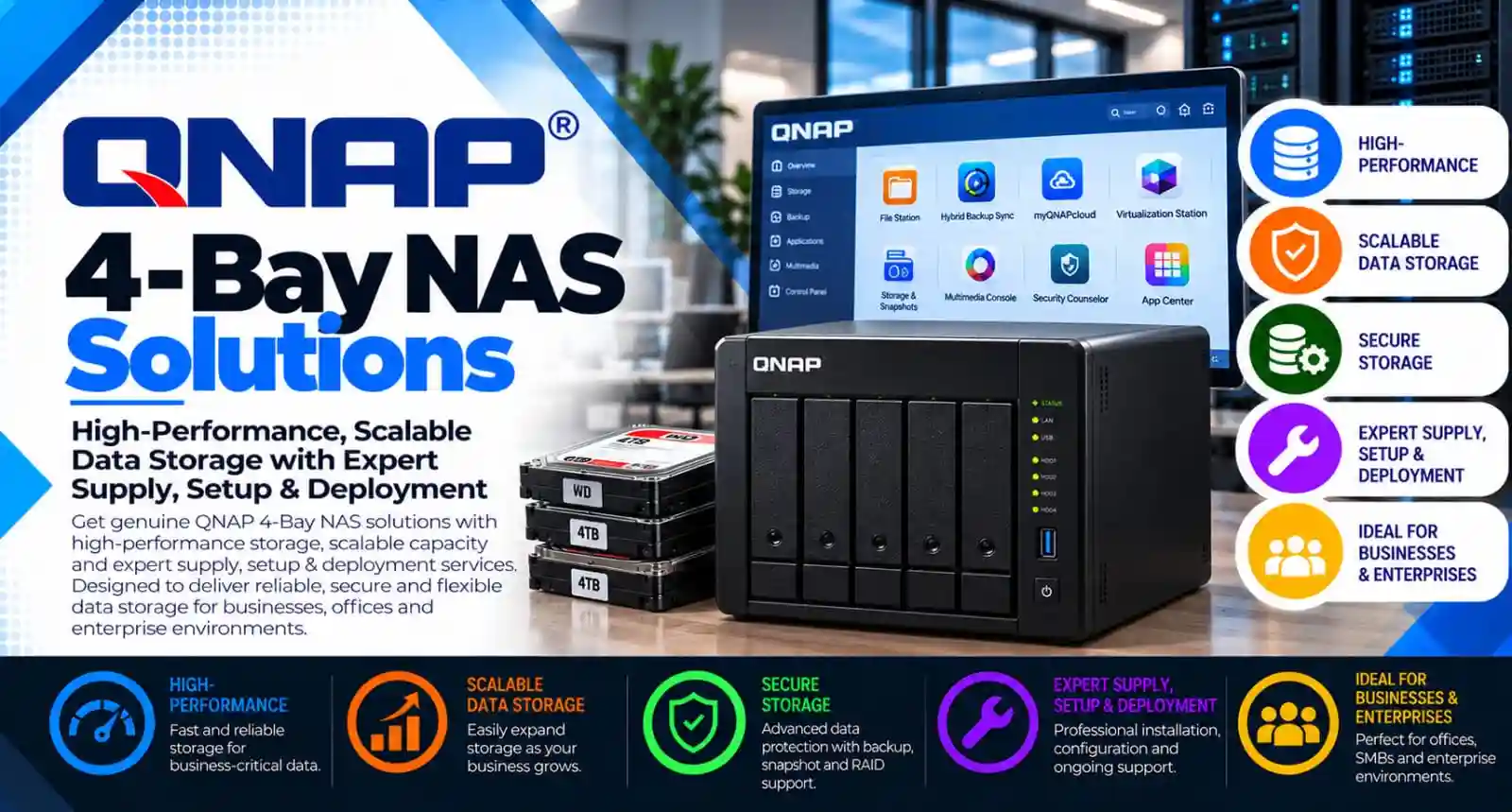 QNAP 4-Bay NAS