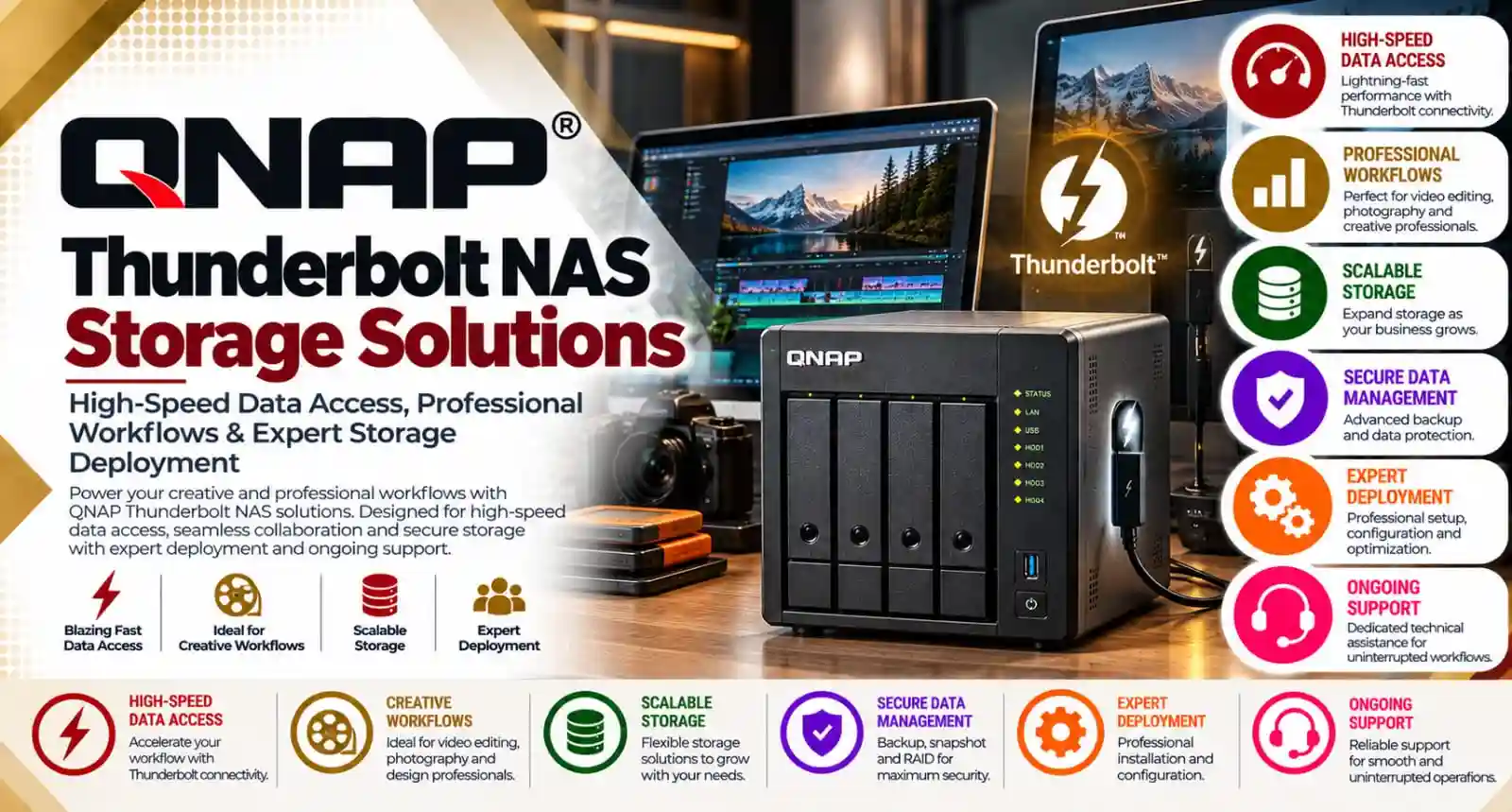 QNAP-Thunderbolt-NAS QNAP Thunderbolt NAS
